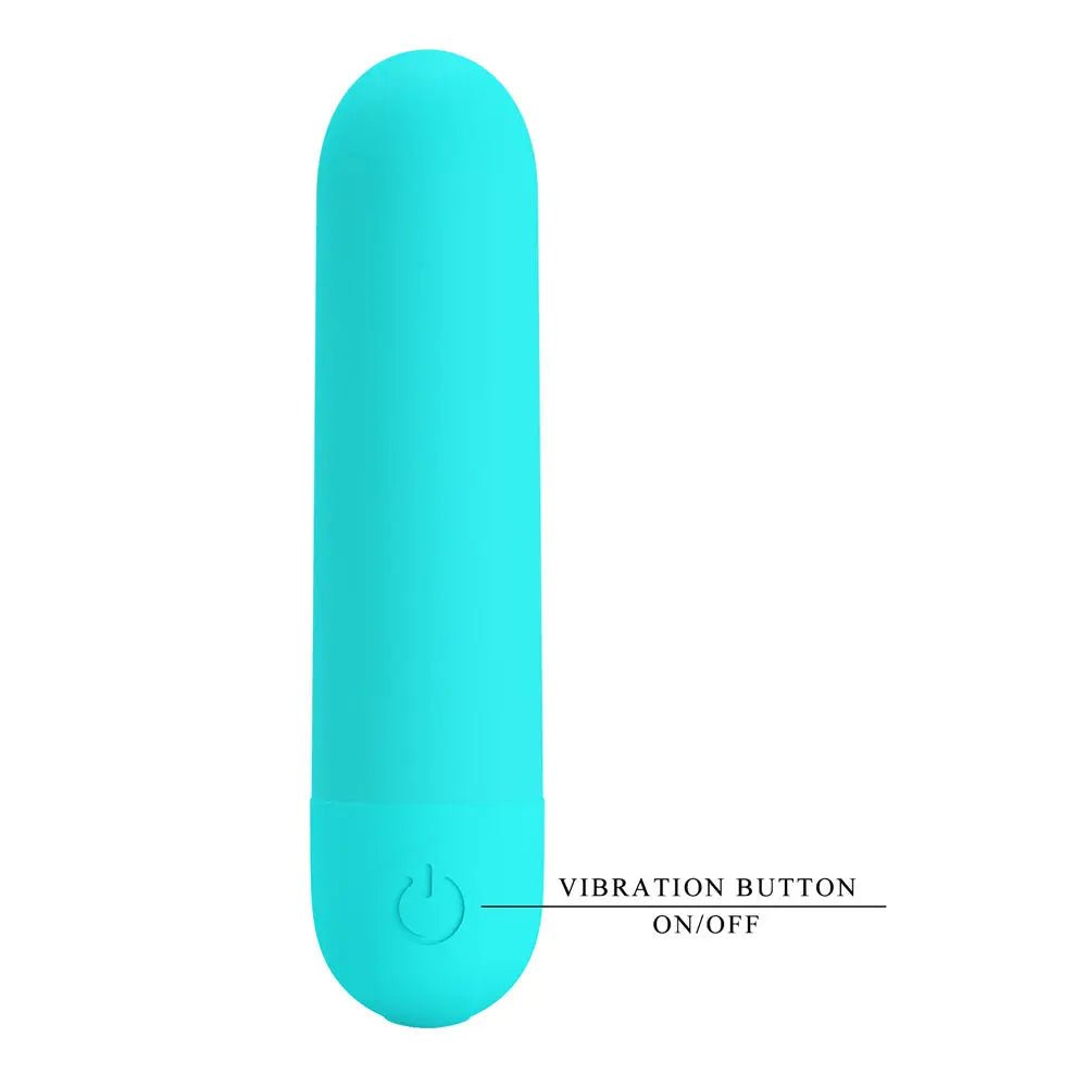 Shop affordable quality Party Up HARRY Mini Bullet - Teal - Teal 8 cm USB Rechargeable Bullet - Discreet Intimate Essentials - BULLETS & EGGS - Party Up