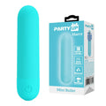 Shop affordable quality Party Up HARRY Mini Bullet - Teal - Teal 8 cm USB Rechargeable Bullet - Discreet Intimate Essentials - BULLETS & EGGS - Party Up