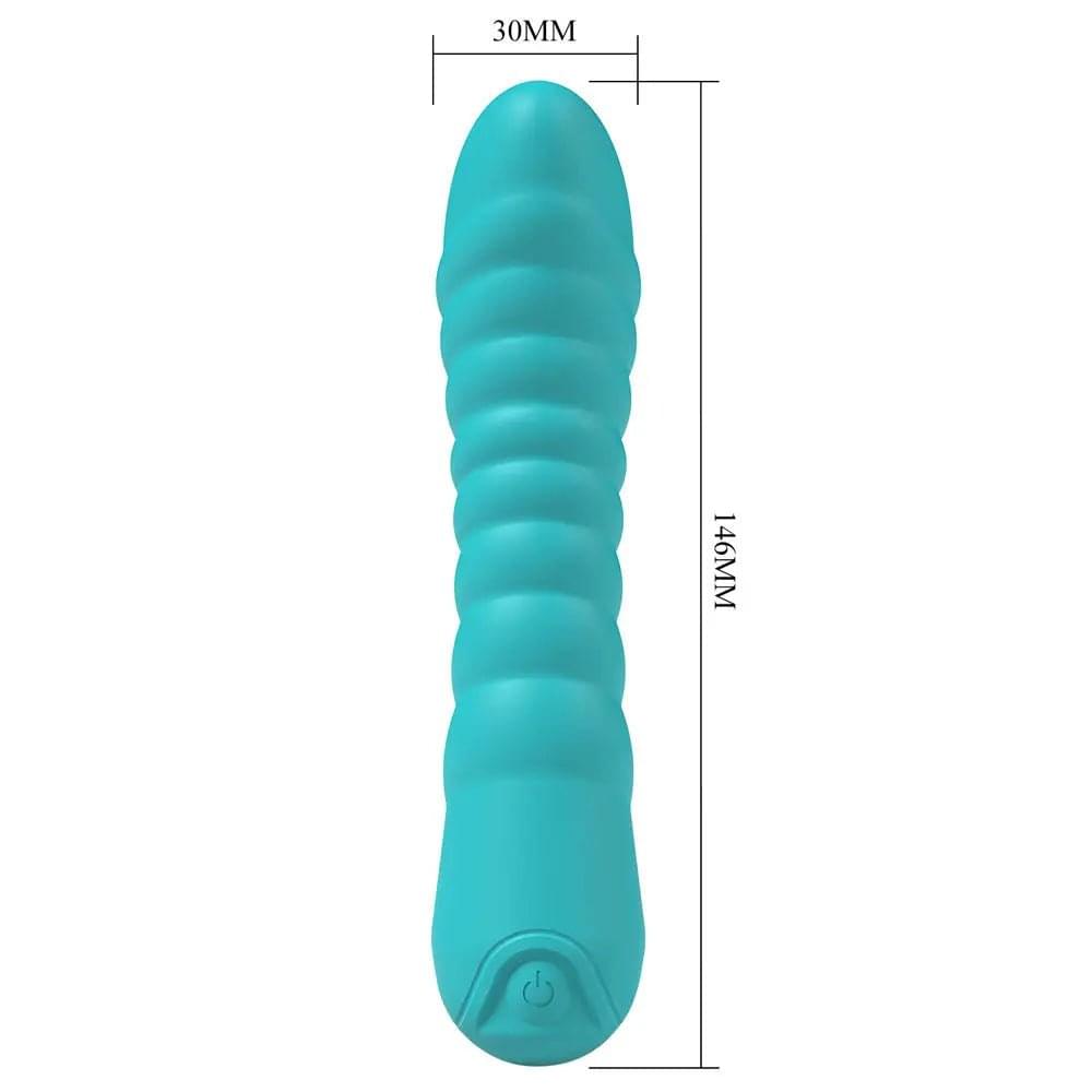 Party Up JAYLEI - Teal - Teal 14.6 cm USB Rechargeable Vibrator Party Up Discreet Intimate Essentials.