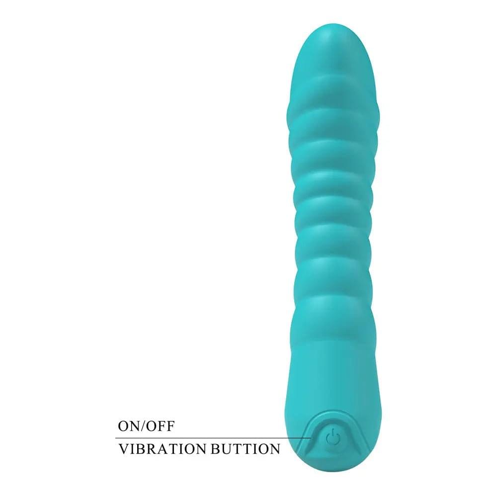 Party Up JAYLEI - Teal - Teal 14.6 cm USB Rechargeable Vibrator Party Up Discreet Intimate Essentials.