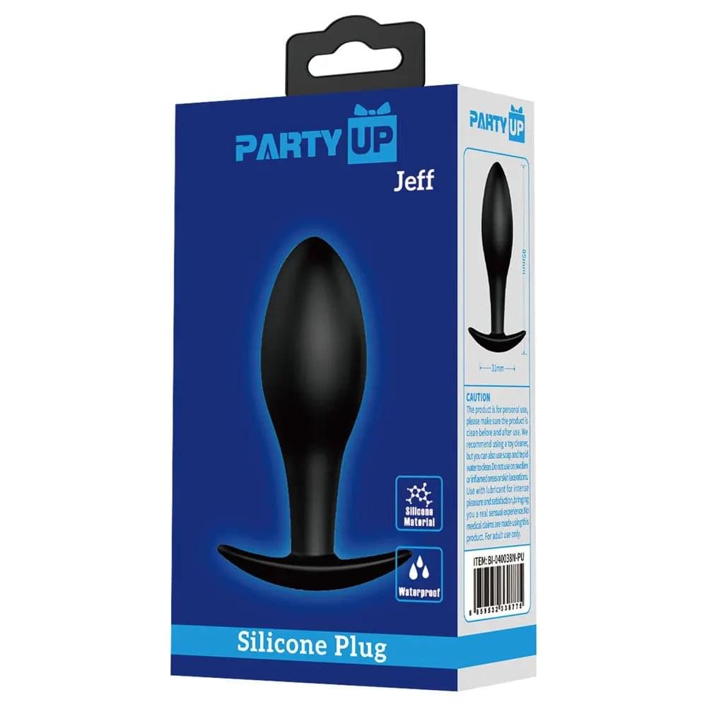 Party Up JEFF Silicone Plug -  8.5 cm Butt Plug Party Up Discreet Intimate Essentials.