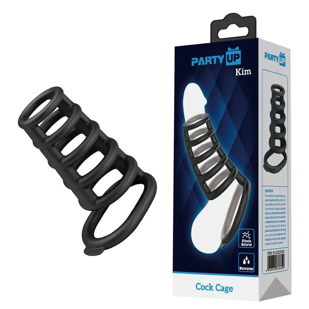 Party Up KIM Cock Cage -  Cock Ring Cage Party Up Discreet Intimate Essentials.