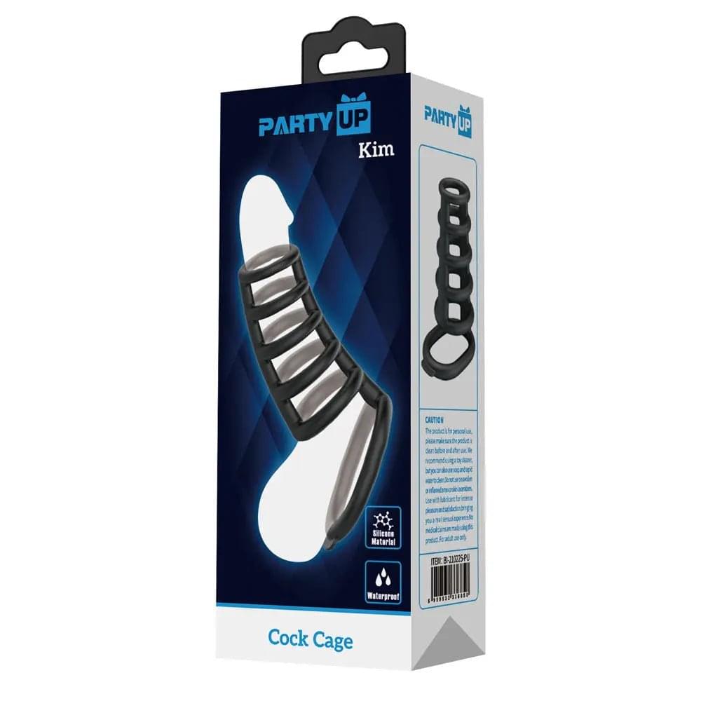 Party Up KIM Cock Cage -  Cock Ring Cage Party Up Discreet Intimate Essentials.