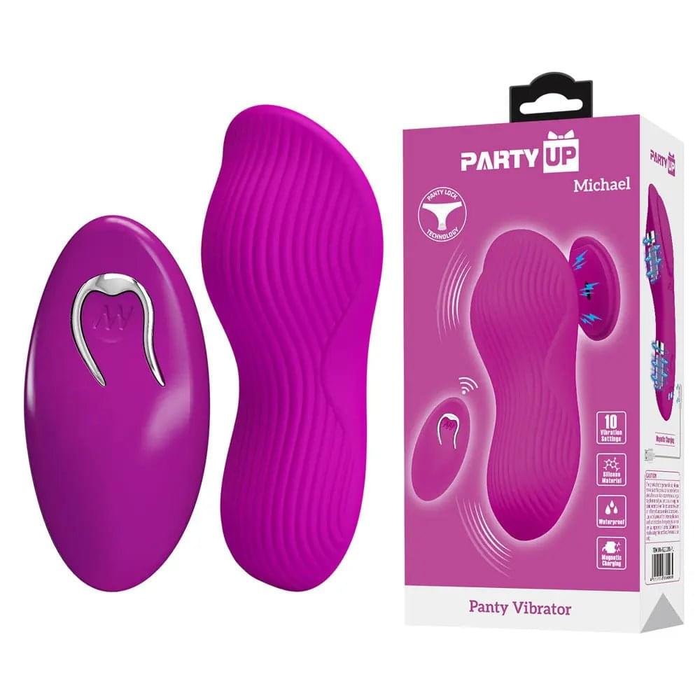 Party Up MICHAEL Panty Vibe -  -  USB Rechargeable Panty Vibrator with Wireless Remote Control Party Up Discreet Intimate Essentials.
