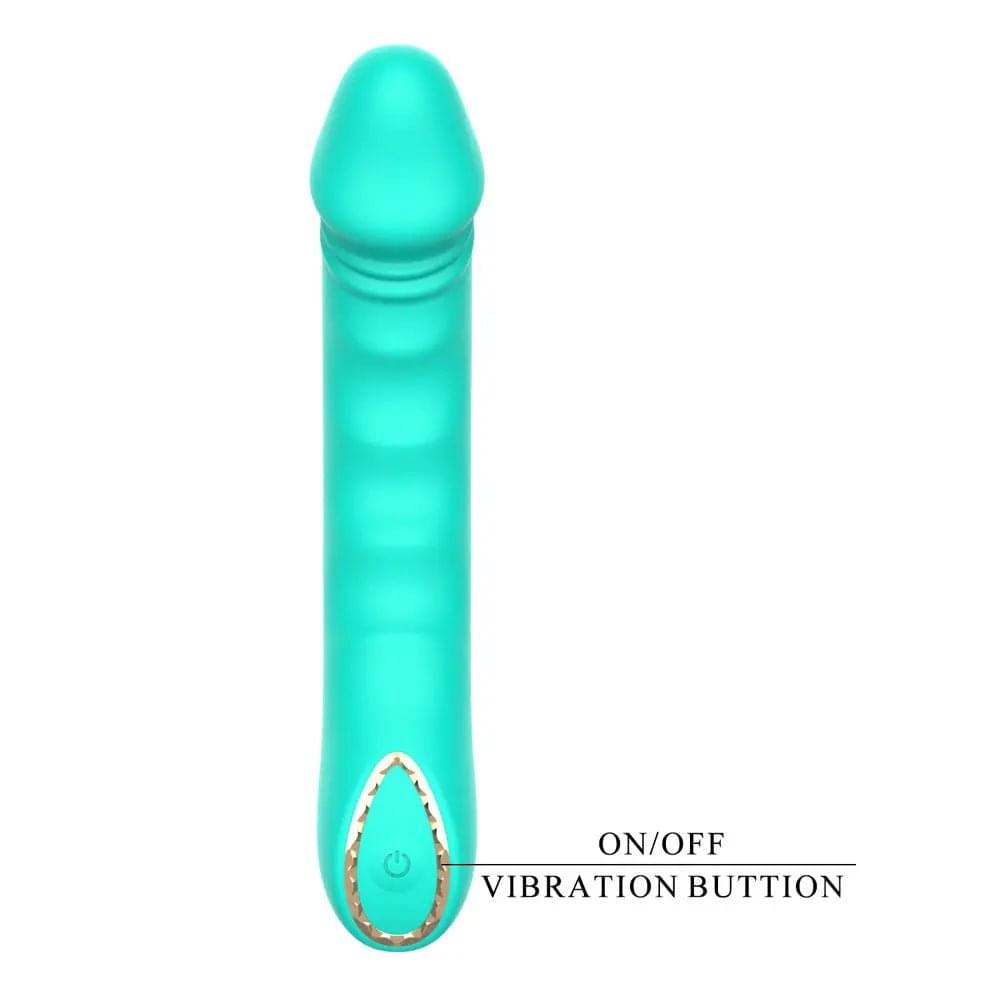 Party Up NIKI - Teal - Teal 15.4 cm USB Rechargeable Vibrator Party Up Discreet Intimate Essentials.