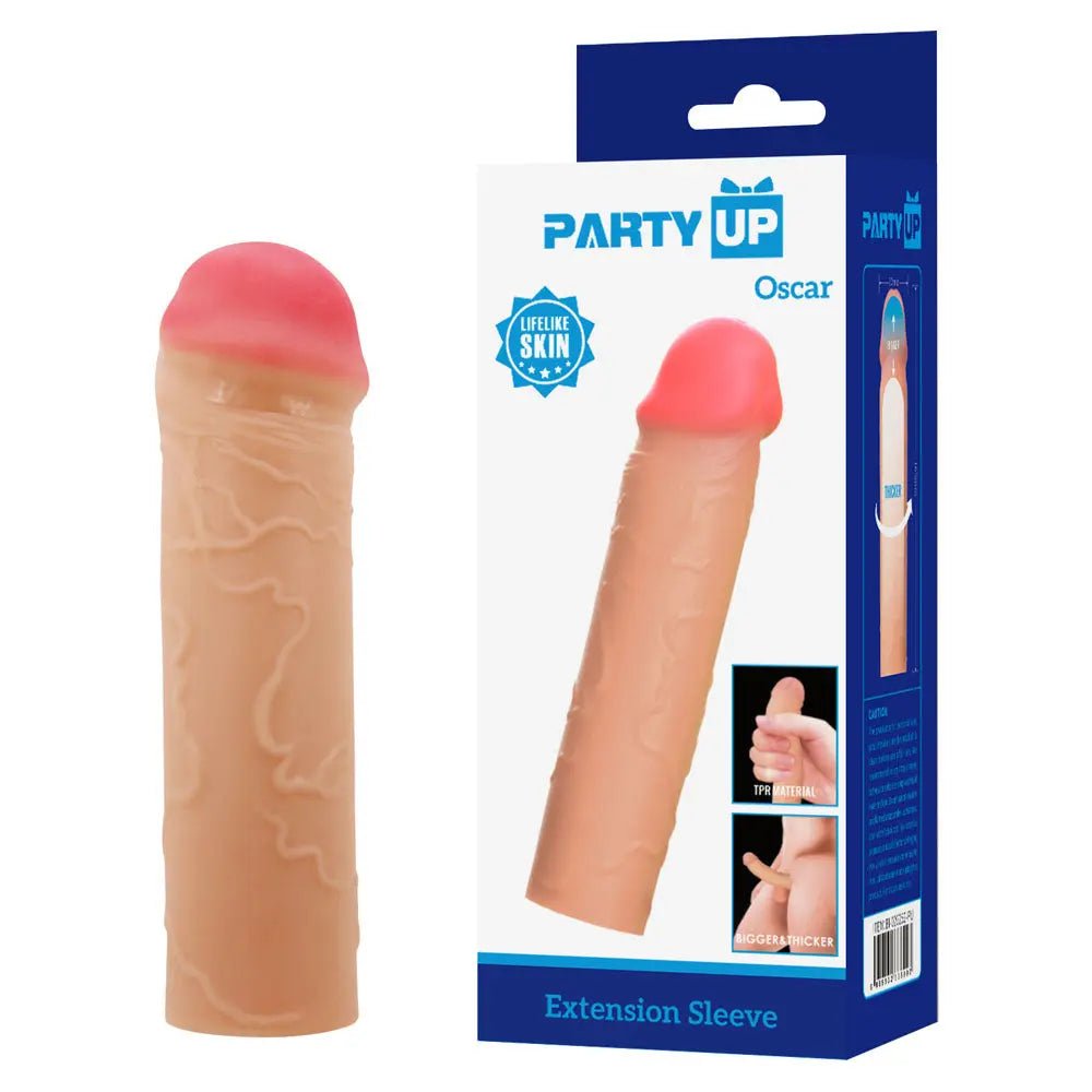 Shop affordable quality Party Up OSCAR 1 Inch Extender Sleeve - 1 Inch Penis Extender Sleeve - Discreet Intimate Essentials - SLEEVES - Party Up
