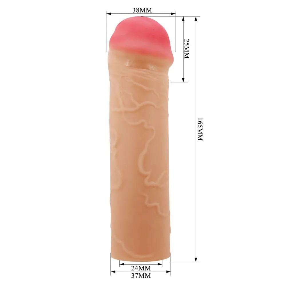 Party Up OSCAR 1 Inch Extender Sleeve -  1 Inch Penis Extender Sleeve Party Up Discreet Intimate Essentials.