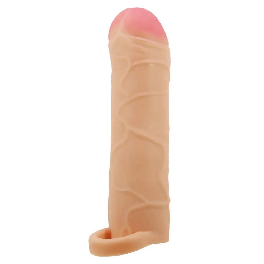 Party Up OWEN 1 Inch Extender Sleeve -  1 Inch Penis Extender Sleeve with Ball Strap Party Up Discreet Intimate Essentials.