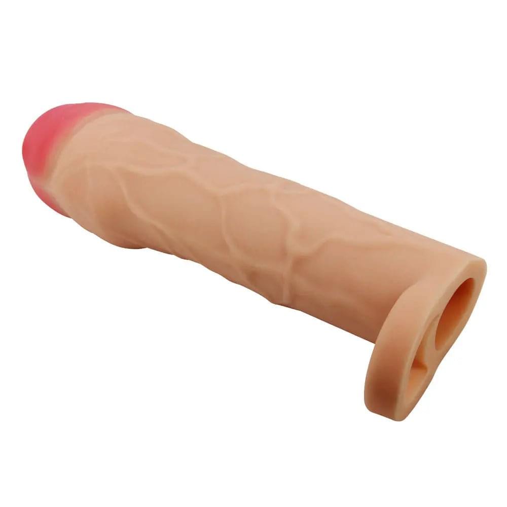 Party Up PATRICK 2 Inch Extender Sleeve -  2 Inch Penis Extender Sleeve with Ball Strap Party Up Discreet Intimate Essentials.