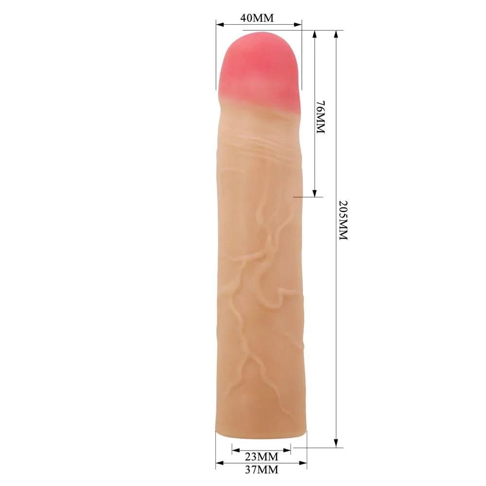 Party Up PHILIP 3 Inch Extender Sleeve -  3 Inch Penis Extender Sleeve Party Up Discreet Intimate Essentials.