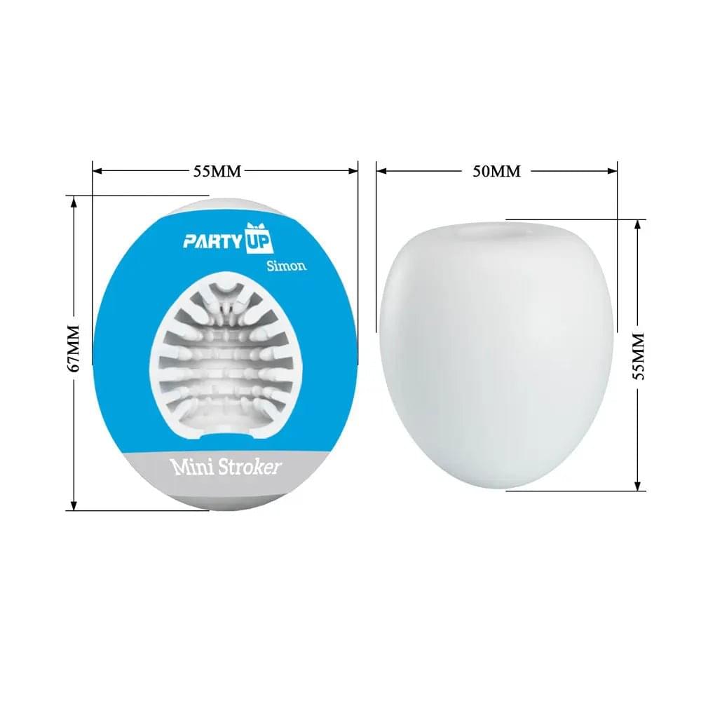 Party Up SIMON Mini Stroker -  Mini Stroker Party Up Discreet Intimate Essentials.
