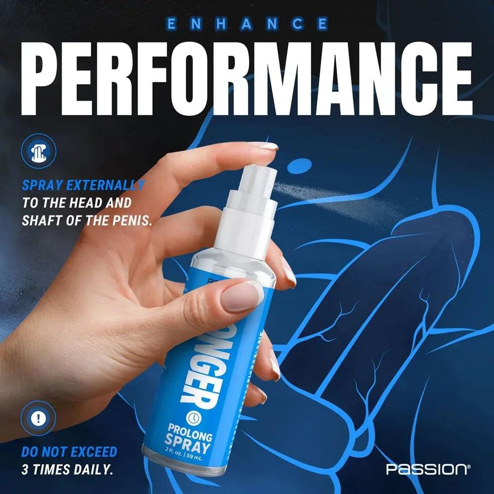 Passion Last Longer - Prolong Spray for Men - 59 ml XR Brands Discreet Intimate Essentials.