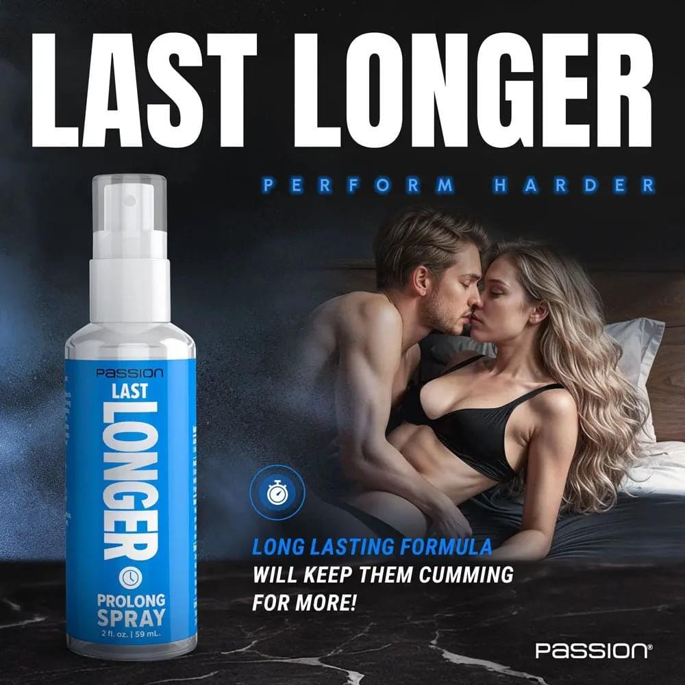 Passion Last Longer - Prolong Spray for Men - 59 ml XR Brands Discreet Intimate Essentials.