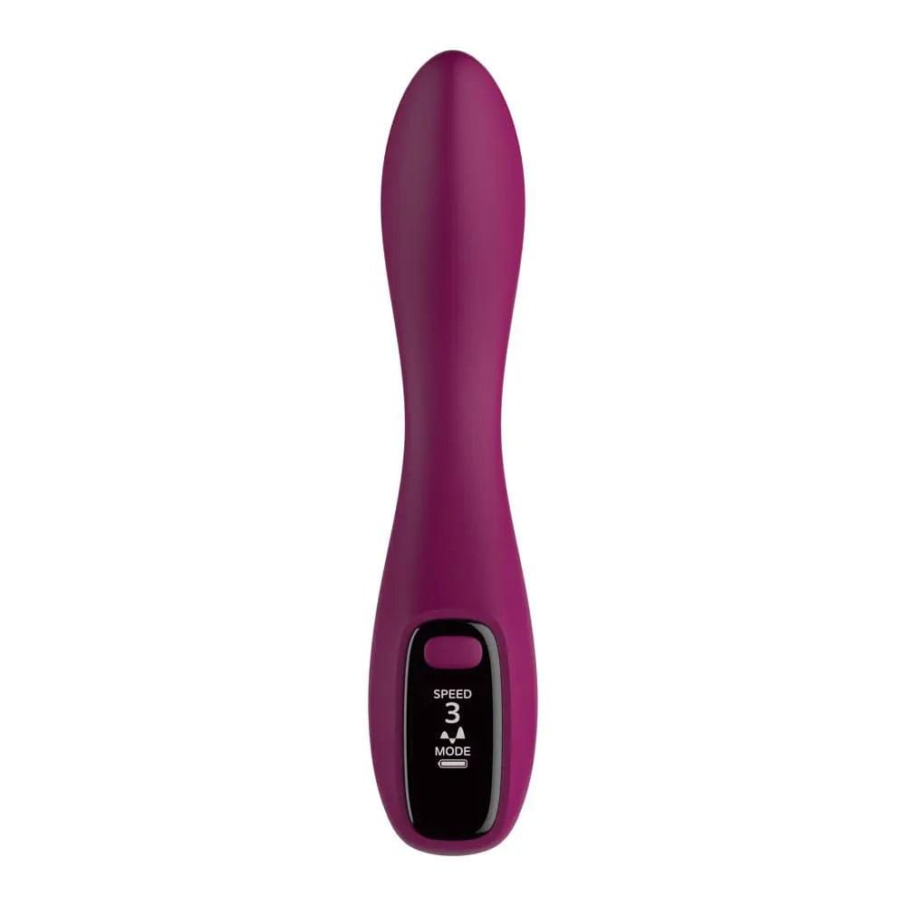 Passion Play G-Spot Vibrator with LED Screen -  19.2 cm USB Rechargeable G-Spot Vibrator Passion Play Discreet Intimate Essentials.