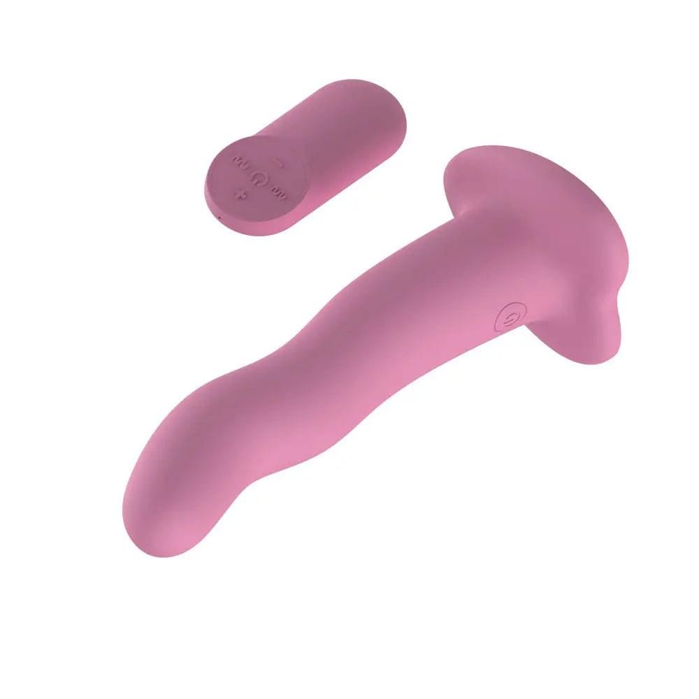Passion Play Vibrating Dildo -  -  18.2 cm USB Rechargeable Vibrating Dildo with Wireless Remote Passion Play Discreet Intimate Essentials.