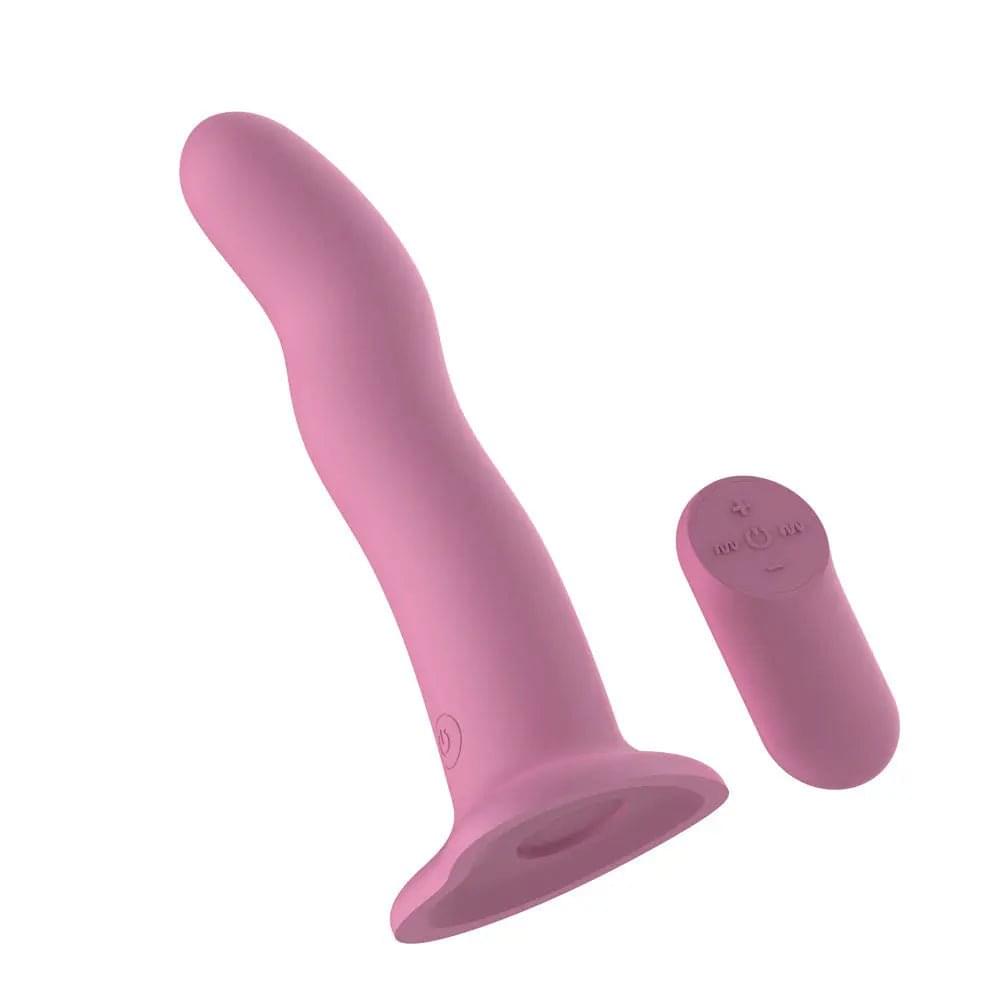 Passion Play Vibrating Dildo -  -  18.2 cm USB Rechargeable Vibrating Dildo with Wireless Remote Passion Play Discreet Intimate Essentials.