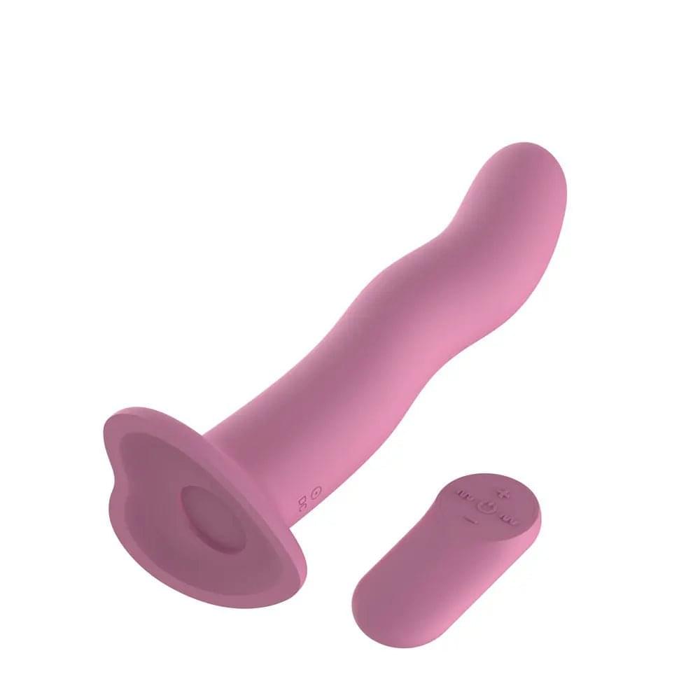 Passion Play Vibrating Dildo -  -  18.2 cm USB Rechargeable Vibrating Dildo with Wireless Remote Passion Play Discreet Intimate Essentials.