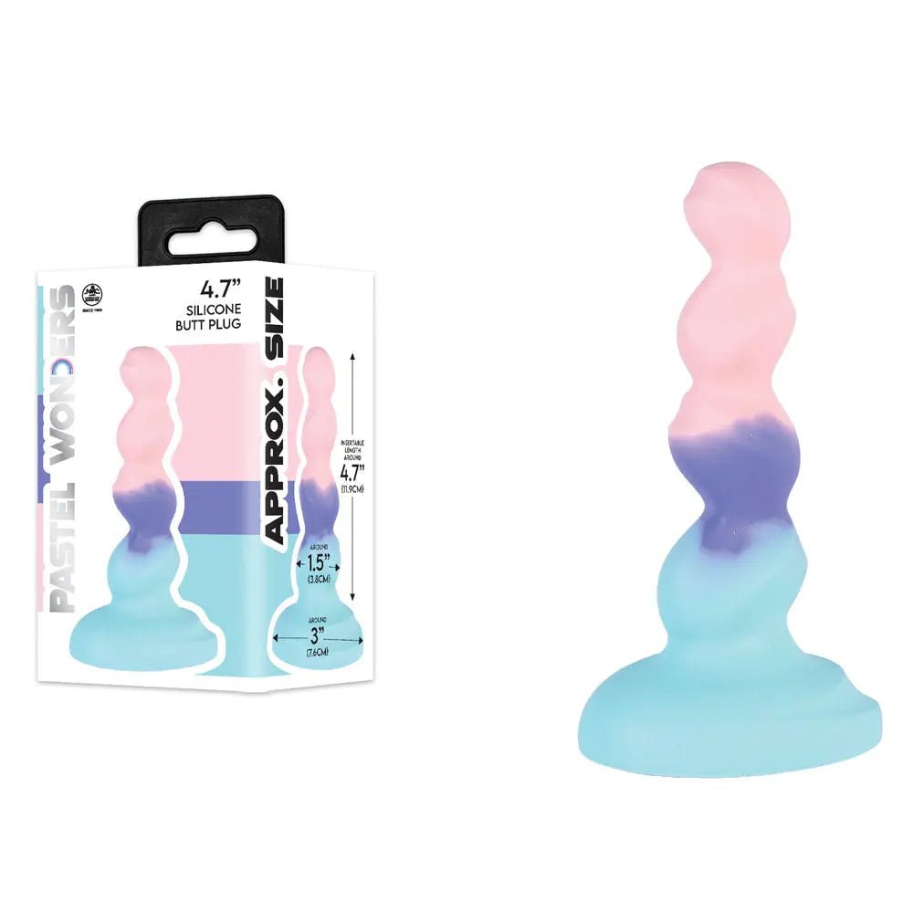 Shop affordable quality Pastel Wonders - 11.9 cm Silicone Butt Plug - 11.9 cm Butt Plug - Discreet Intimate Essentials - ANAL TOYS - Excellent Power