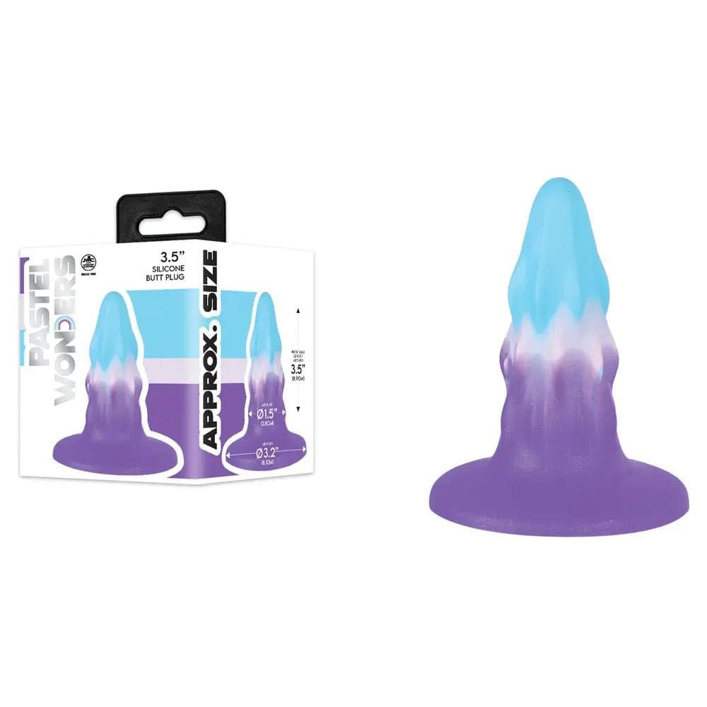 Pastel Wonders - 8.9 cm Silicone Butt Plug -  8.9 cm Butt Plug Excellent Power Discreet Intimate Essentials.