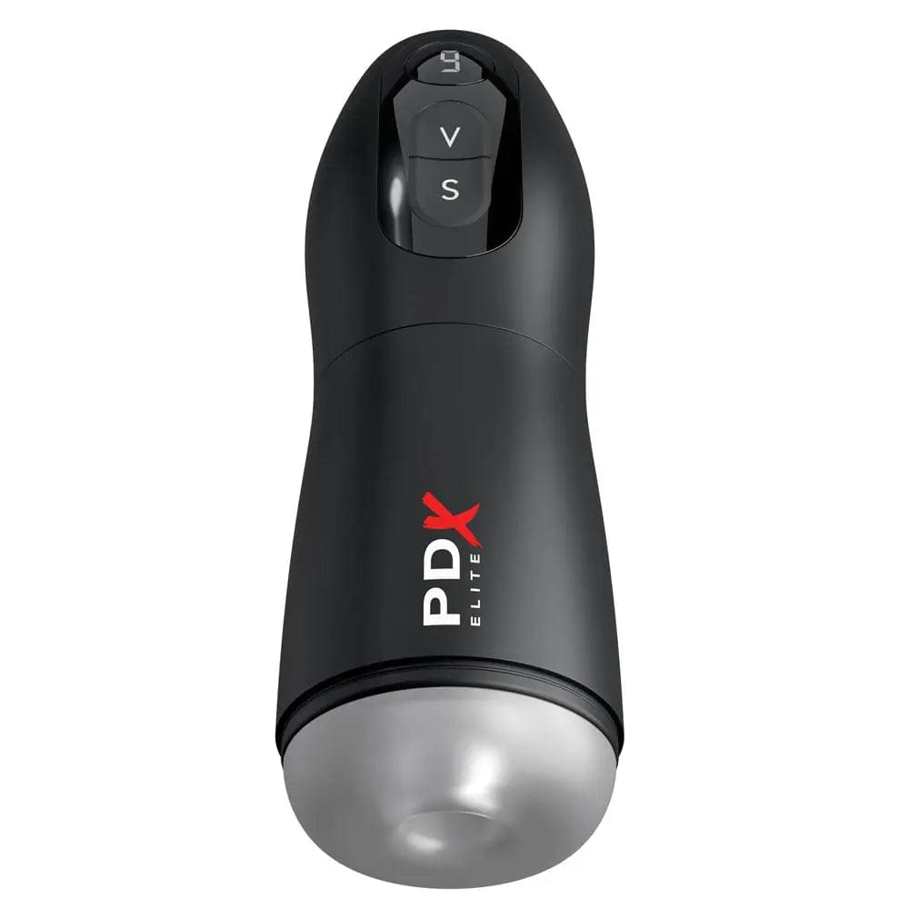 PDX Elite Suck-O-Matic - USB Rechargeable Sucking & Vibrating Masturbator Pipedream Discreet Intimate Essentials.