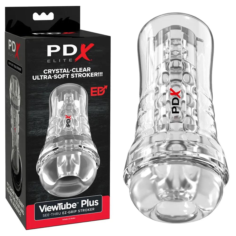 PDX Elite ViewTube EZ-Grip Stroker -  Stroker Pipedream Discreet Intimate Essentials.