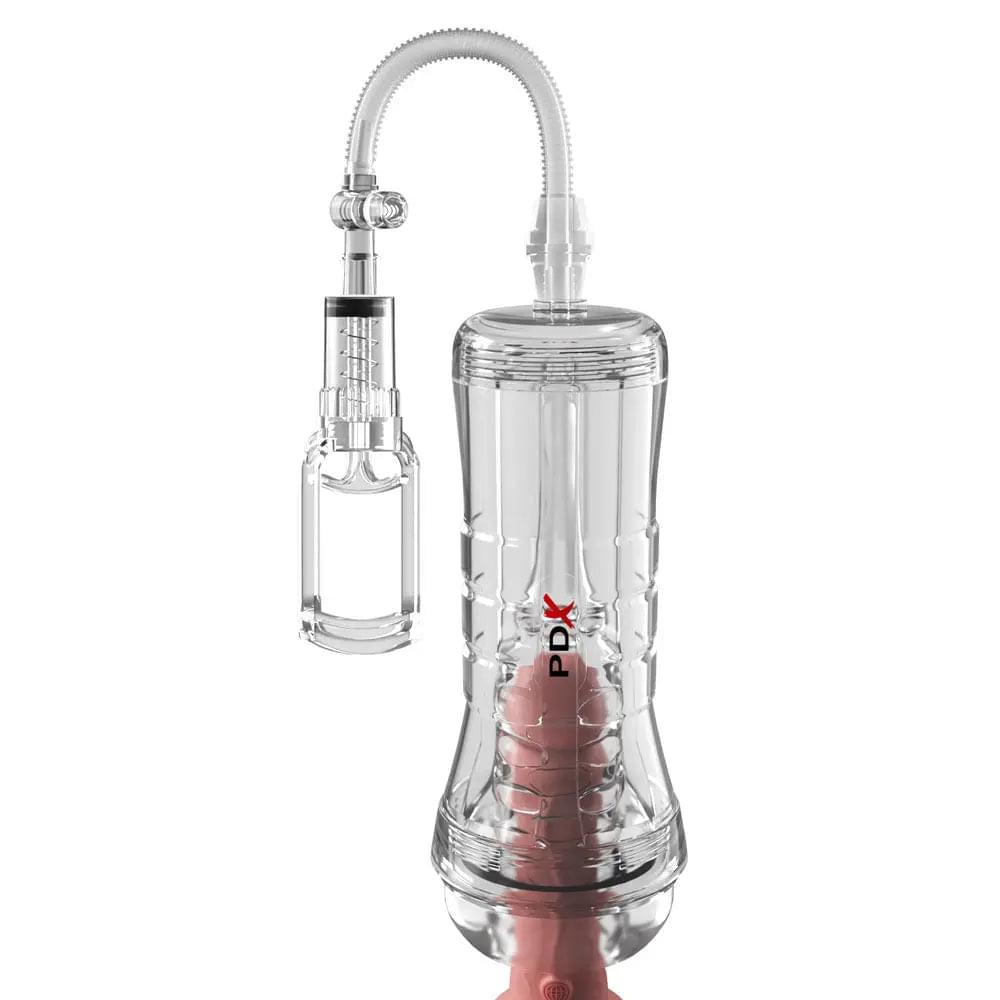 PDX Elite ViewTube Vac XXL Pump Stroker -  Vagina Stroker with Suction Pump Pipedream Discreet Intimate Essentials.