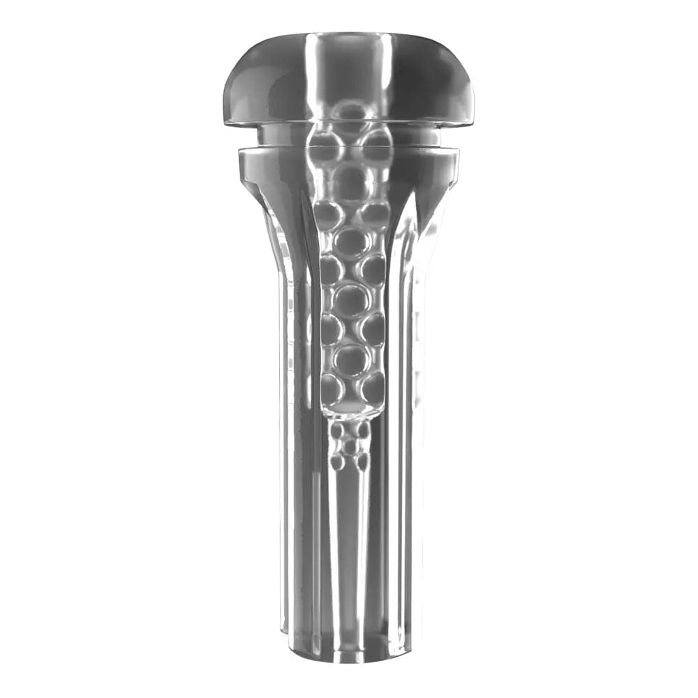 PDX Elite ViewTube XXL LED Stroker - Clear Stroker with LED Lights Pipedream Discreet Intimate Essentials.