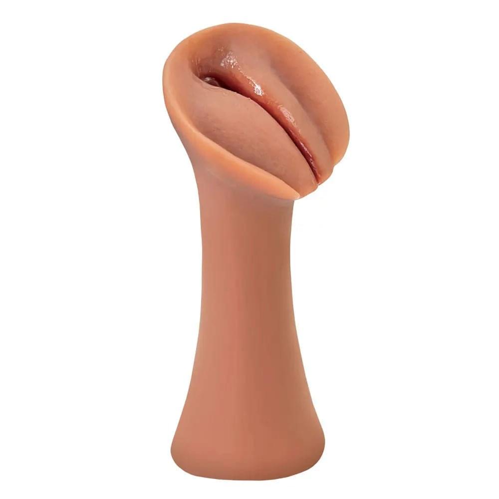 PDX Extreme Wet Pussies - Slippery Slit - Tan - Tan Self-Lubricating Vagina Stroker Pipedream Discreet Intimate Essentials.