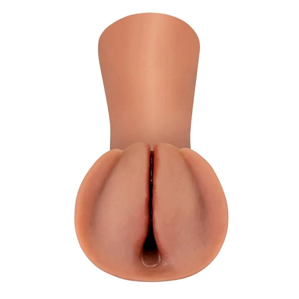 PDX Extreme Wet Pussies - Slippery Slit - Tan - Tan Self-Lubricating Vagina Stroker Pipedream Discreet Intimate Essentials.