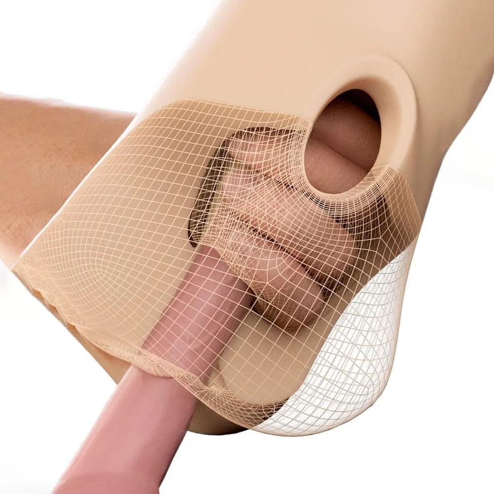 PDX Plus Double Pounder Vibrating Squeeze Stroker -  -  USB Rechargeable Vibrating Vagina Stroker Pipedream Discreet Intimate Essentials.