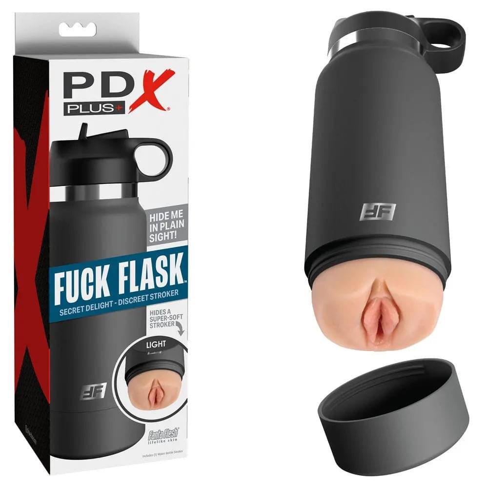 PDX Plus Fuck Flask - Secret Delight -  Discreet Vagina Stroker Pipedream Discreet Intimate Essentials.