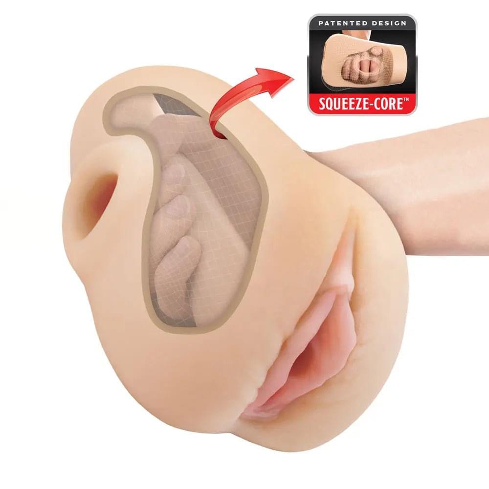 PDX Plus Pussy Pounder Squeeze Stroker -  -  Vagina Stroker Pipedream Discreet Intimate Essentials.