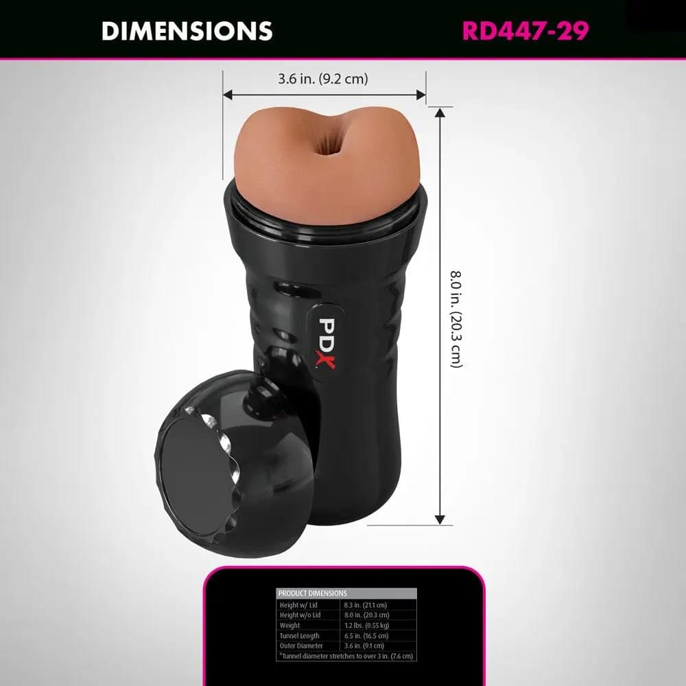 PDX Wet Bussies Super Bangin Butt -  -  Anal Stroker Pipedream Discreet Intimate Essentials.