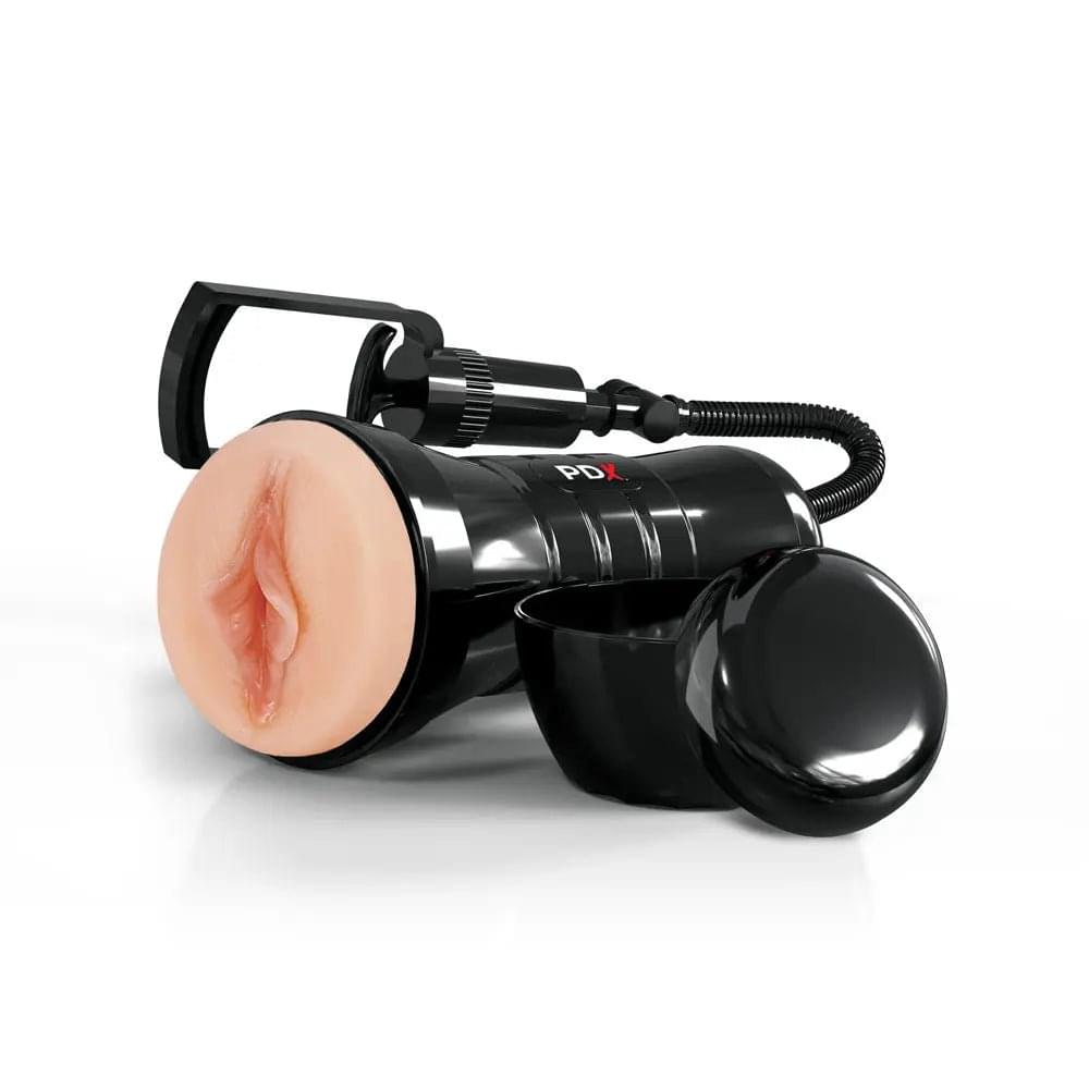 PDX Wet Pussies Super Sucker XXL Stroker -  -  Vagina Stroker with Suction Pump Pipedream Discreet Intimate Essentials.