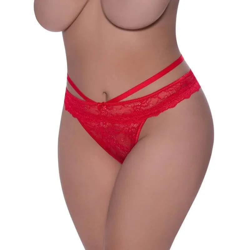 Shop affordable quality Peek-A-Boo Cheeky Panty Black - Discreet Intimate Essentials - Lingerie - Exposed Lingerie