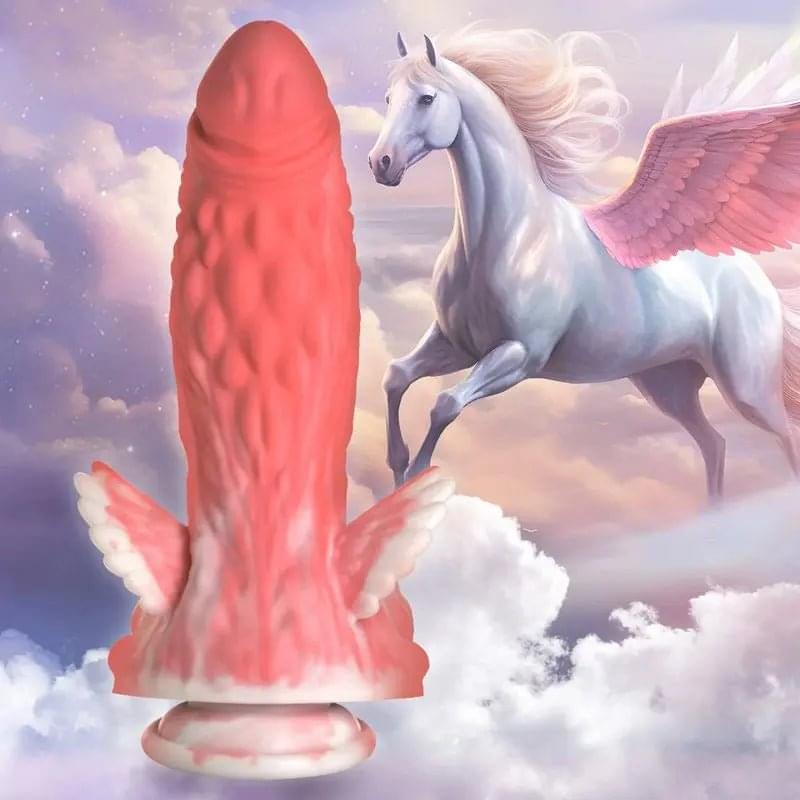 Pegasus Pecker Winged Silicone Dildo Creature Cocks Discreet Intimate Essentials.