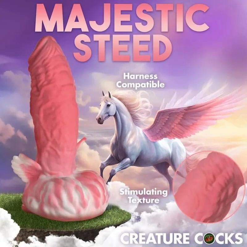 Pegasus Pecker Winged Silicone Dildo Creature Cocks Discreet Intimate Essentials.