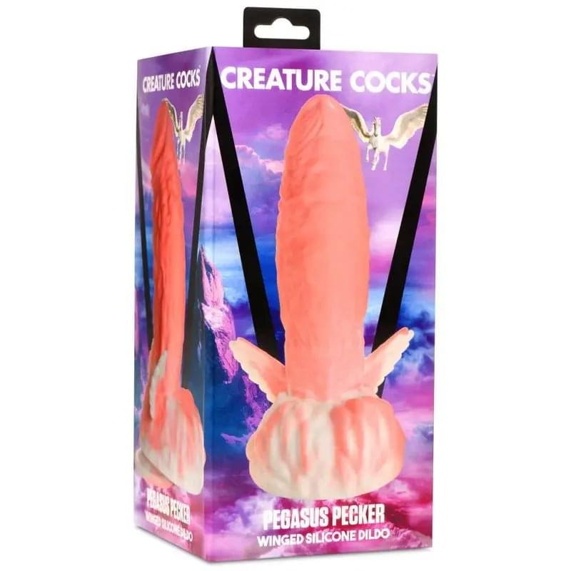 Pegasus Pecker Winged Silicone Dildo Creature Cocks Discreet Intimate Essentials.