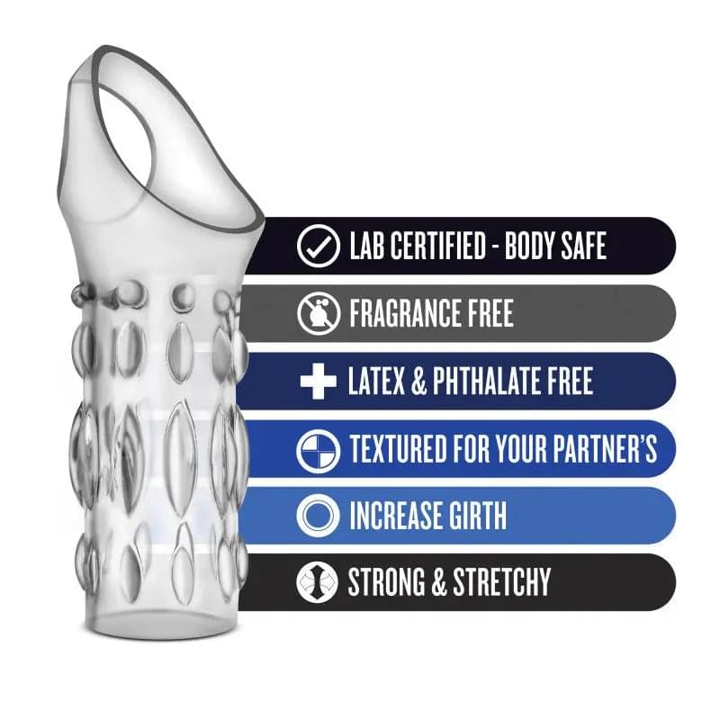 Performance Studded Sleeve Ring -  -  Penis Sleeve Blush Novelties Discreet Intimate Essentials.