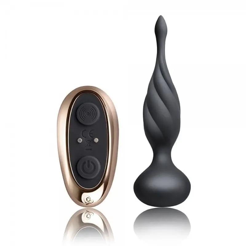 Petite Sensation Discover Butt Plug w Remote Black Rocks Off Discreet Intimate Essentials.