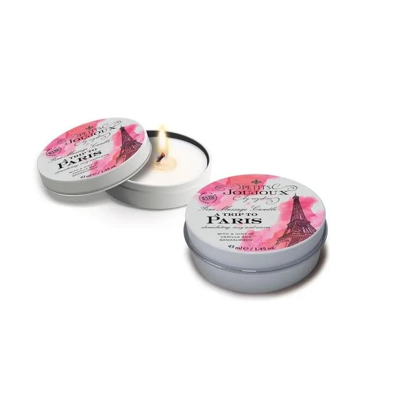 Petits JouJoux Massage Candle Paris 43ml Petits JouJoux Discreet Intimate Essentials.
