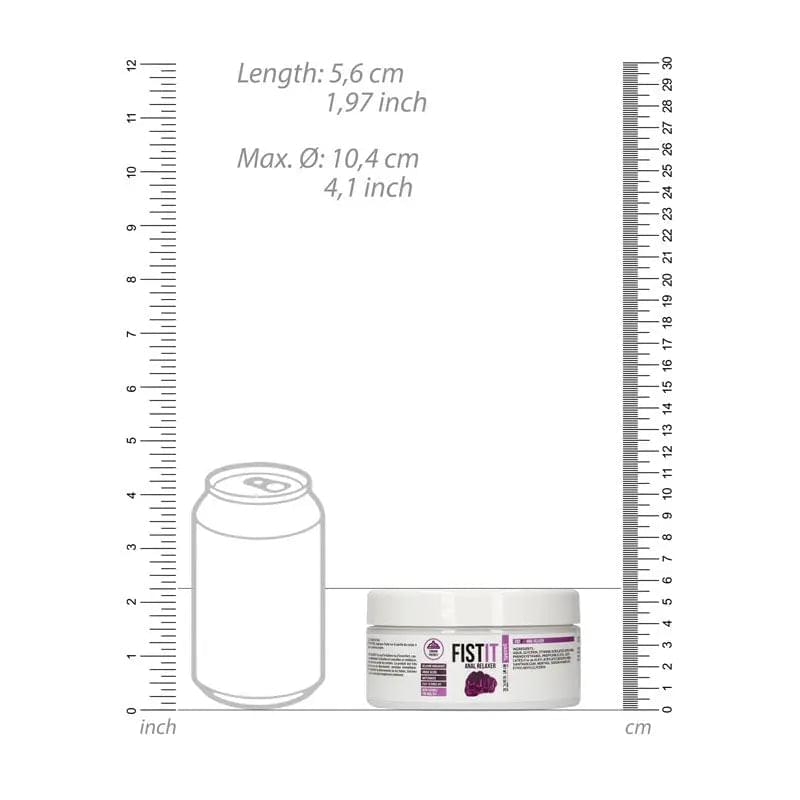 PHARMQUESTS Fist-It Anal Relaxer - 300ml - Water Based Relaxing Lubricant - 300 ml Tub Shots Toys Discreet Intimate Essentials.