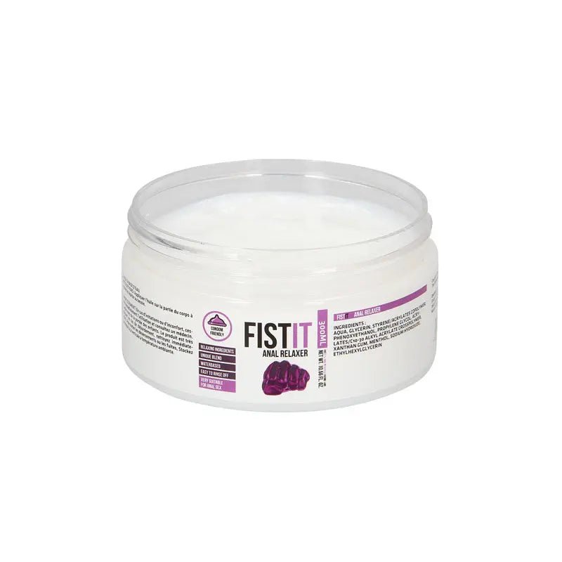 Shop affordable quality PHARMQUESTS Fist-It Anal Relaxer - 300ml - Water Based Relaxing Lubricant - 300 ml Tub - Discreet Intimate Essentials - LOTIONS & LUBES - Shots Toys
