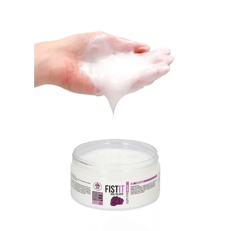 Shop affordable quality PHARMQUESTS Fist-It Anal Relaxer - 300ml - Water Based Relaxing Lubricant - 300 ml Tub - Discreet Intimate Essentials - LOTIONS & LUBES - Shots Toys