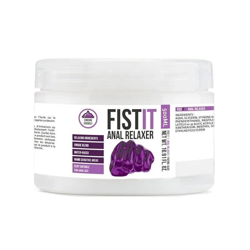 Pharmquests Fist-It Anal Relaxer - Water Based Relaxing Lubricant - 500 ml Tub Shots Toys Discreet Intimate Essentials.