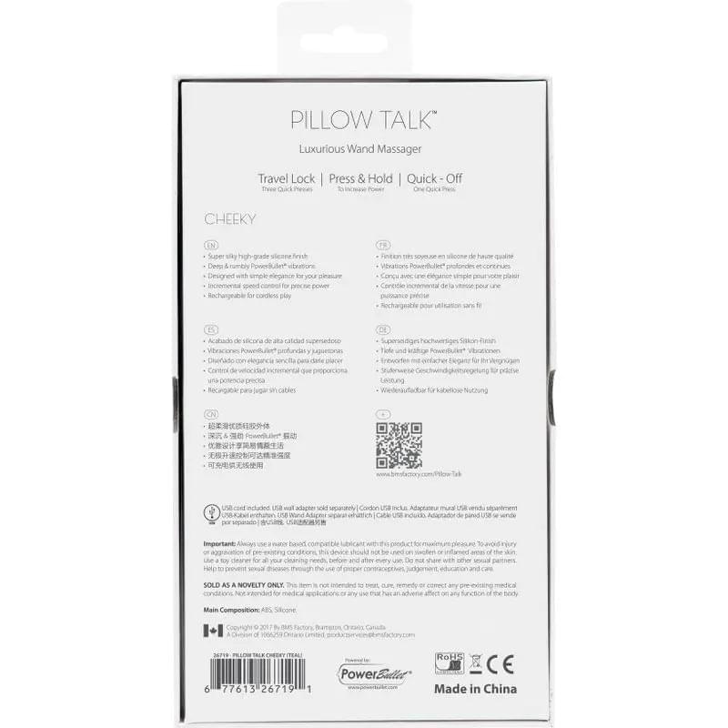 Pillow Talk Cheeky Teal Pillow Talk Discreet Intimate Essentials.
