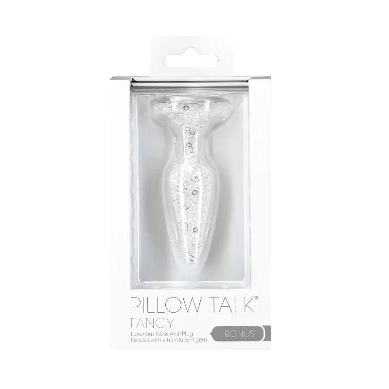 Pillow Talk Fancy Luxurious Glass Anal Plug w Clear Gem Pillow Talk Discreet Intimate Essentials.