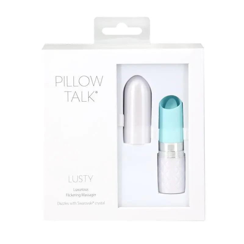 Pillow Talk Lusty Flickering Massager Teal Pillow Talk Discreet Intimate Essentials.