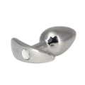 Pillow Talk Sneaky Luxurious Stainless Steel Anal Plug w Swarovski Crystal Pillow Talk Discreet Intimate Essentials.