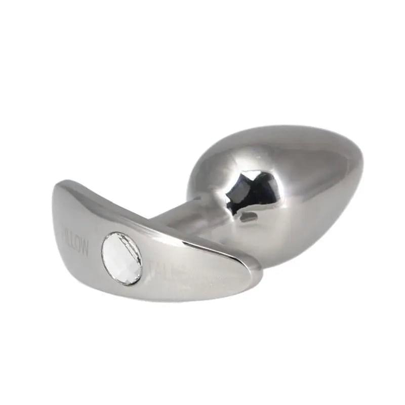 Pillow Talk Sneaky Luxurious Stainless Steel Anal Plug w Swarovski Crystal Pillow Talk Discreet Intimate Essentials.
